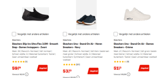Tot 40% korting op Skechers bij Bol