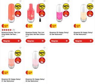 Essence nagellak voor €0,99 bij Kruidvat