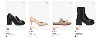 Schoenen met 70% korting via Omoda