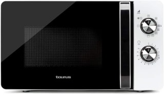 Taurus Fastwave 20 Grill Horno microondas, 20L, 700W, Grill 800W, 9 potencias por 51€