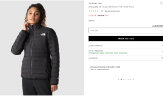 Chaqueta de mujer Belleview The North Face por 139.99€