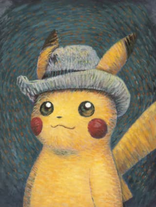 Gratis speciale Pikachu x Van Gogh Museum promokaart bij bezoek aan het van Gogh Museum Amsterdam