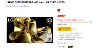 LG Signiture M3 83" Zwart voor €2.999 bij Bol