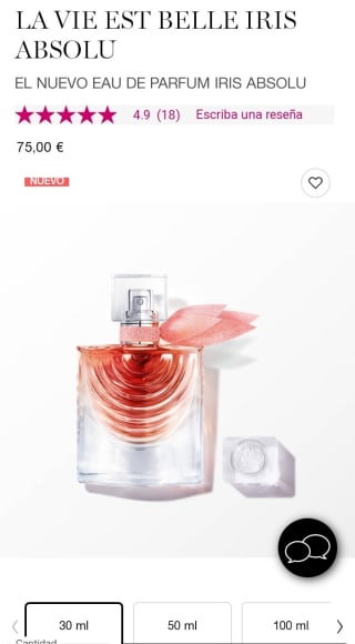 Regalo con compra de Lancome.