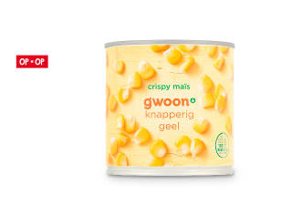 Gratis bij Jan Linders punten ; g'woon Crispy mais