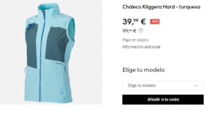 Chaleco para Mujer Ternua Kliggera Hard por 39.99€