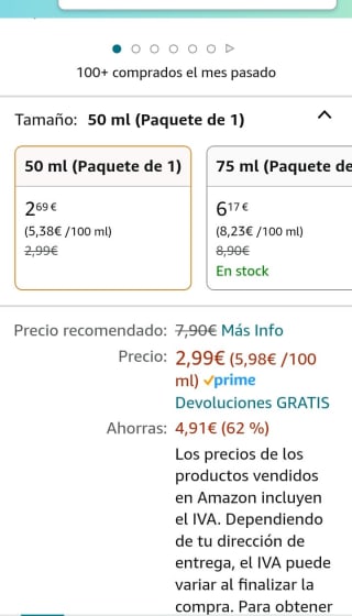 Neutrogena Cuidado Manos , Crema Regular con Perfume - 50 ml por 2,69€.