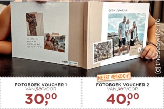Tot 50% korting op fotoboeken voucher bij Smartphoto