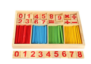 Zerodis Palos de Cuenta de Madera Coloridos por 8,06€