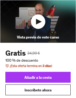 Curso optimización de la tasa de conversión CRO Gratis con Udemy para aumentar ventas