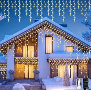 Cortina de luces LED exterior 9M a 19,99€