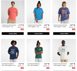 Rebajas hasta 60% + 10€ EXTRA New Balance ropa y calzado grandes ofertas