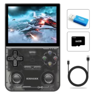 Consola videojuegos portátil Retro K36, emulador 16.000 juegos por 27,36€