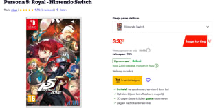 Persona 5 Royal voor €29,99 bij Bol