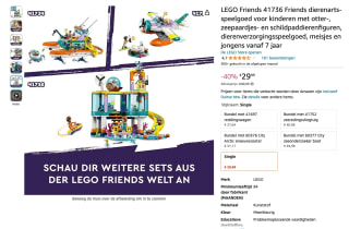 LEGO Friends Reddingscentrum op zee (41736) voor €29,99