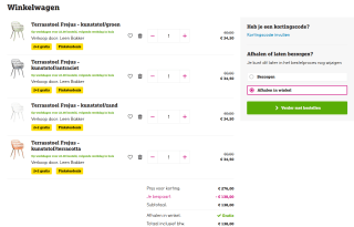 2+2 gratis op Terrasstoel Frejus bij Leen Bakker