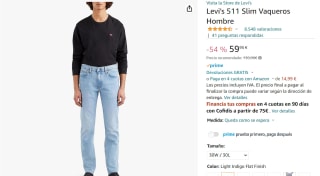 Levi's 511 Slim pantalón Vaqueros para Hombre solo 59,95€