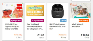 Diverse deals voor maar 1 ING punt
