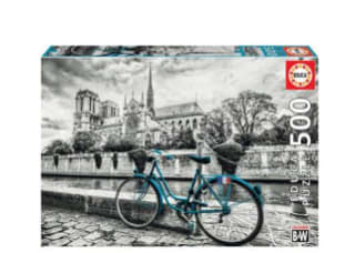 Puzzle marca Educa Bicicleta cerca de Notre Dame 500 piezas por 6,93€