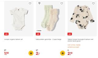 Tot 70% korting tijdens de sale bij de Hema