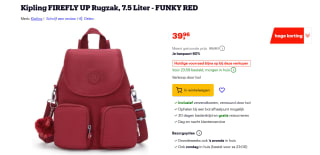 Kipling Firefly Kleine Rugzak voor €39,96 bij Bol