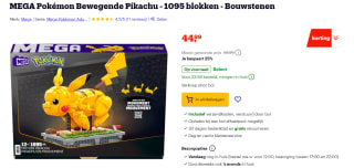 Mega Construx - Pokémon Motion Pikachu voor €44,99 bij Bol