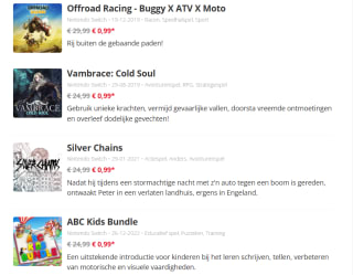Tot 98% korting tijdens de winter Sale in de Nintendo eShop