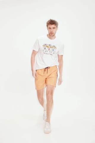 Bañador liso con cinta milano lateral Milano para Hombre por 8.44€