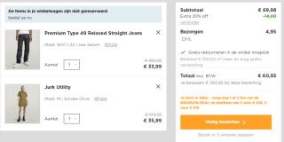 20% extra korting op de G-Star Outlet: tot 80%