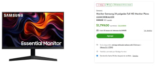 Monitor Samsung 24" FHD por $1,799 | Descuento Bodega Aurrera