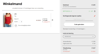 24% korting op alles bij Dress for less
