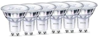 Philips energiezuinige LED Spot - 50 W - GU10 - warmwit licht - 6 stuks voor €14,99 bij Amazon