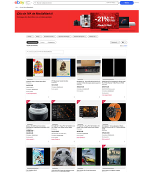 Descuento 21% Día Sin IVA productos MediaMarkt en Ebay