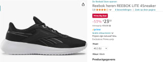 Reebok Runningschoenen REEBOK LITE 4 voor €23,50 met Amazon Prime