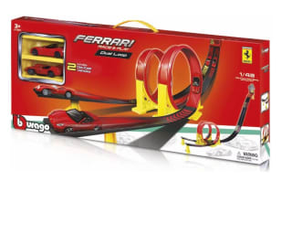 Pista doble Ferrari con looping para coches escala 1/43 por 13.49€