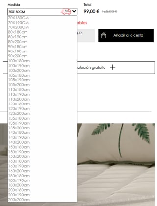 Colchón Naturcare aloe vera en varias medidas desde 69,30€