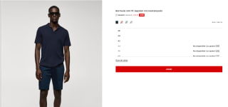 Bermuda slim fit algodón microestampado (tallas 38, 40 y 42) por 4,99€