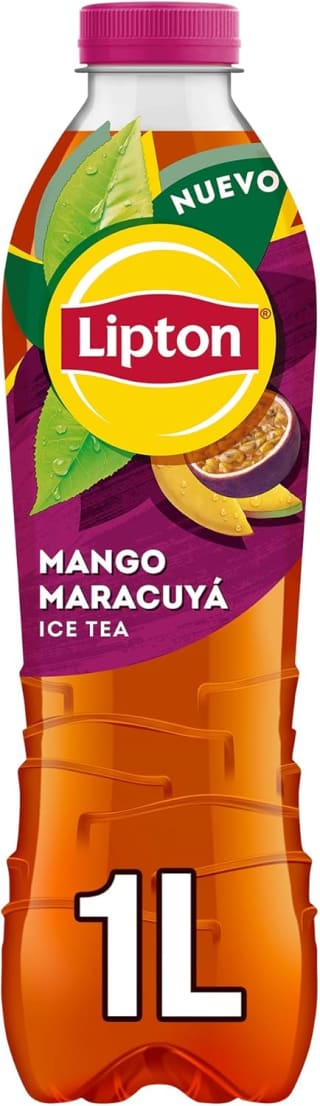 Té helado Lipton mango maracuyá botella 1 litro por 1€