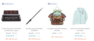 30% korting op veel items in de sale in de Disney Store