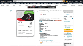 Seagate Ironwolf 8TB por 159€