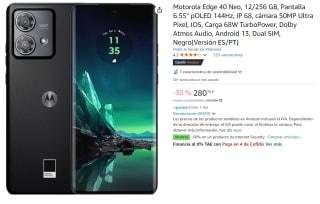 Motorola edge 40 neo 12/256GB 6.55" OLED 144Hz por 280.76€