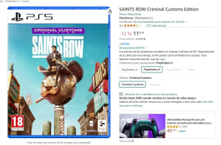 Juego Saints Row Day One para PS5 por 11,26€