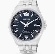 Citizen CB0010-88L Eco-Drive Radiogestuurde horloge met blauwe wijzerplaatvoor €159 bij Amazon