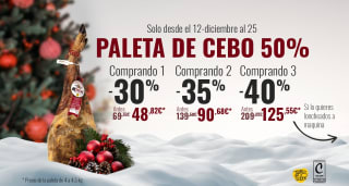 3 Paletas de cebo ibérica 50% raza ibérica por 125.55 €