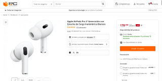 Apple AirPods Pro 2ª Gen reacos por 178,99€