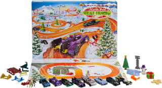 Hot Wheels adventskalender 2021 inclusief 8 Hot Wheels auto’s voor €9,99 bij Amazon