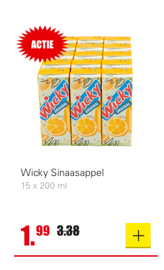 Wickyleaks presents: Wicky 15 pack voor maar €1,99 bij de Dirk