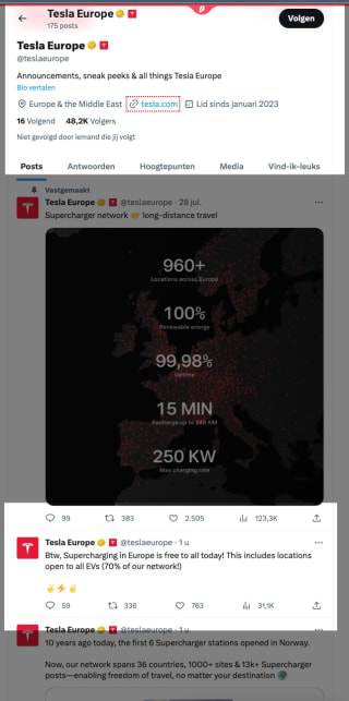 Gratis je electrische auto volladen bij de Tesla superchargers! ALLEEN VANDAAG