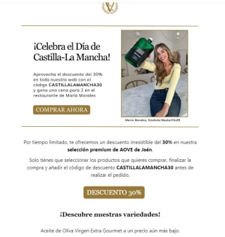 30% de descuento desde Verde Esmeralda