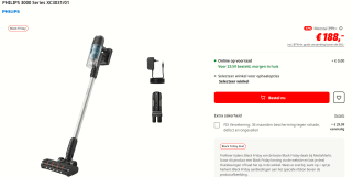 Philips Steelstofzuiger XC3031/01 voor €188 bij de MediaMarkt